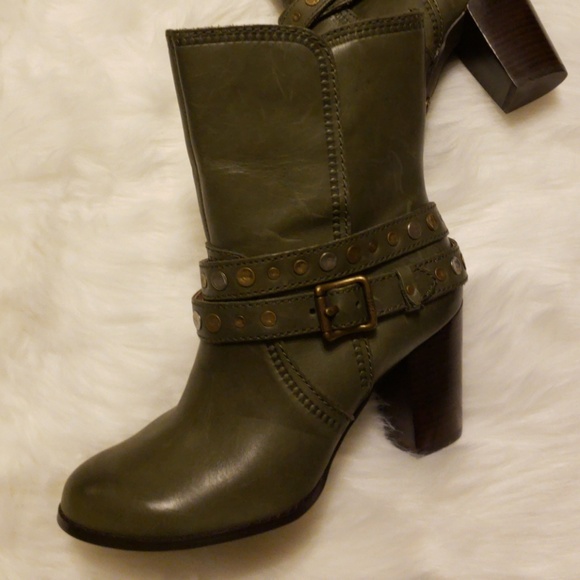 NWOT FOSSIL BOOTS GREEN SIZE 8.5 - Picture 5 of 5